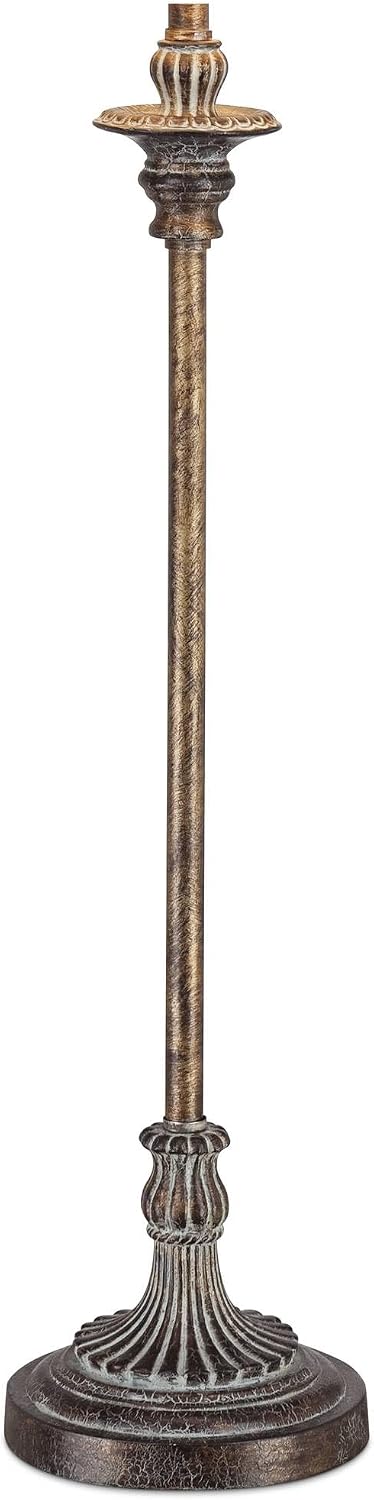 Set of 2 31.5in Weathered Brown French Country Table Lamps