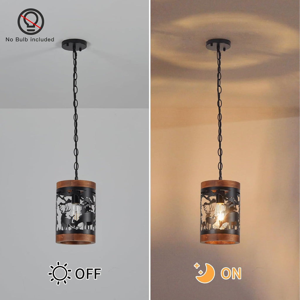 Deer Cage Farmhouse Pendant Light