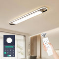 48in Smart Dimmable Metal Acrylic Linear LED Ceiling Light