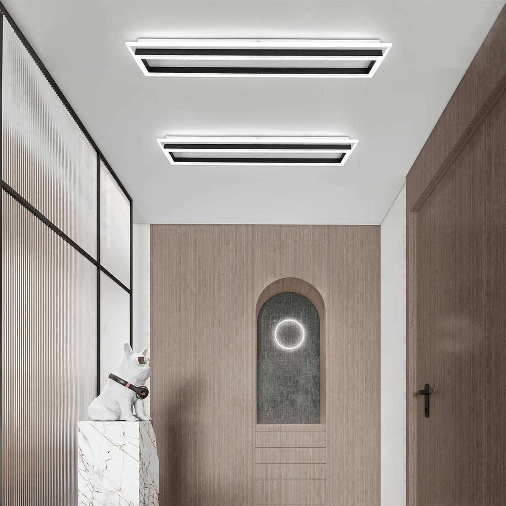 31.5in Acrylic Remote Linear LED Ceiling Light