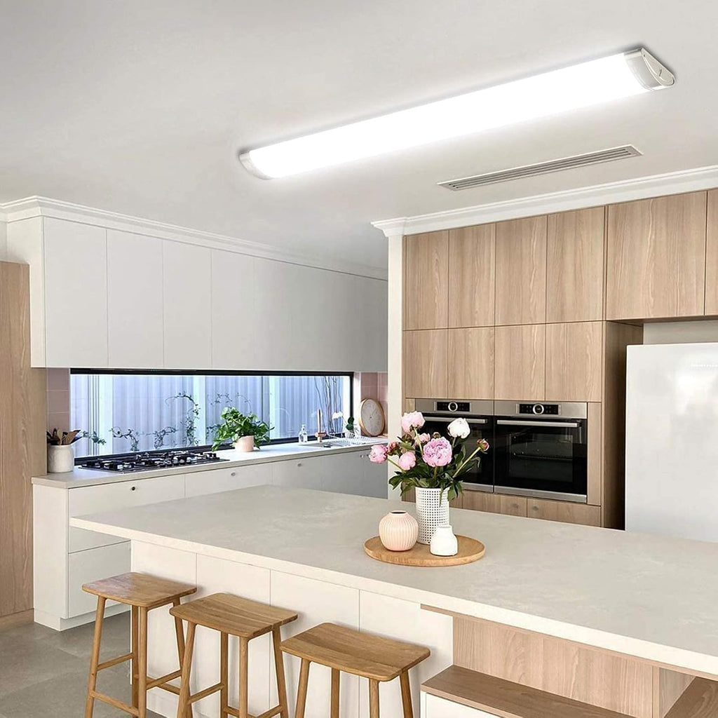 4FT 4000K Wraparound Linear LED Ceiling Light