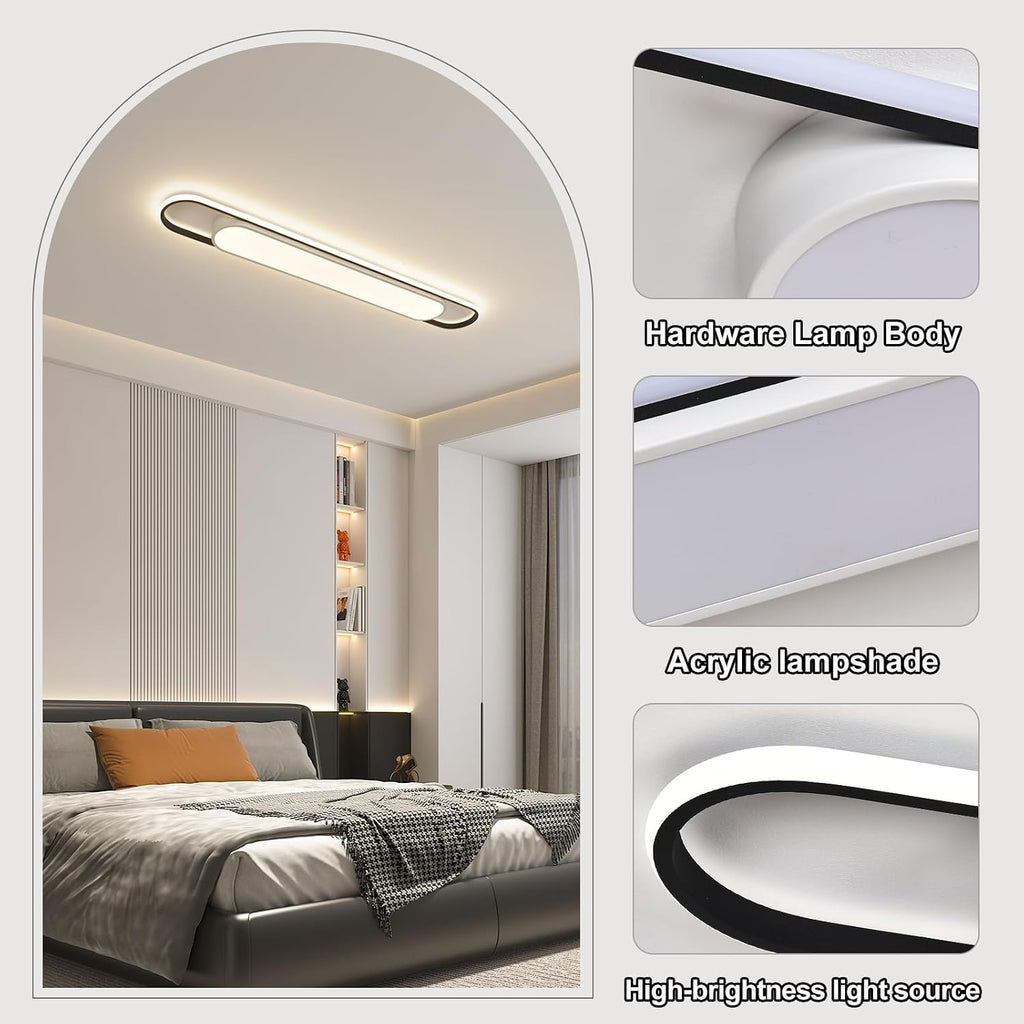 48in Smart Dimmable Linear LED Ceiling Light